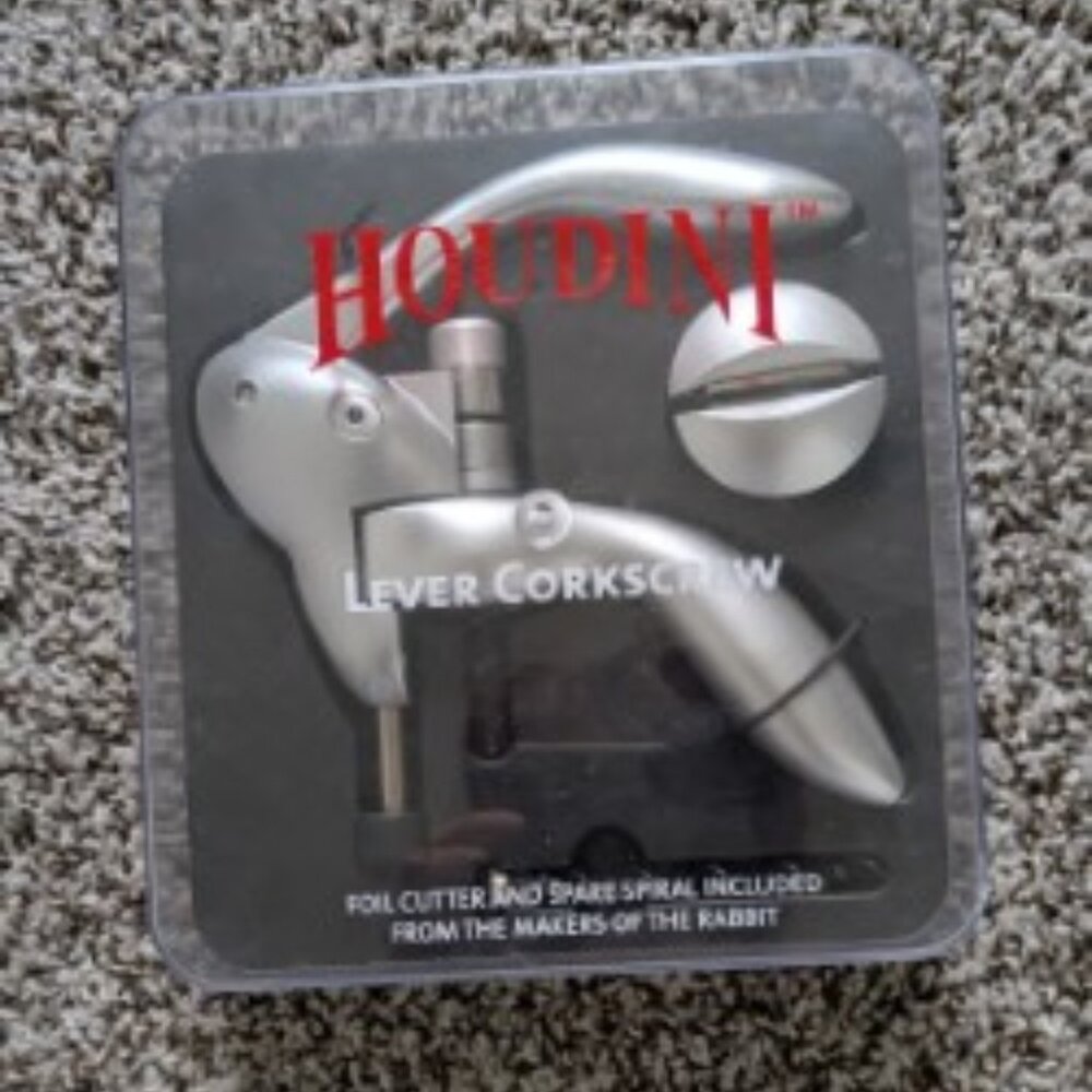 Houdini Lever Corkscrew Wine Opener Set